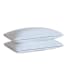 two memory foam pillows stacked