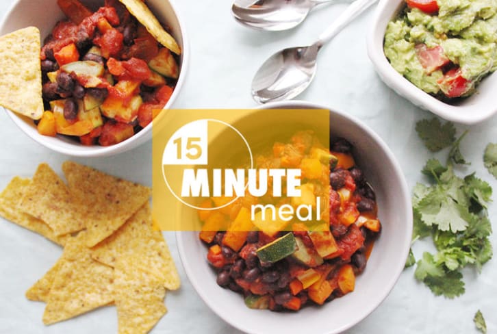 15-Minute Vegetable-Packed Chili To Cure The Monday Blues