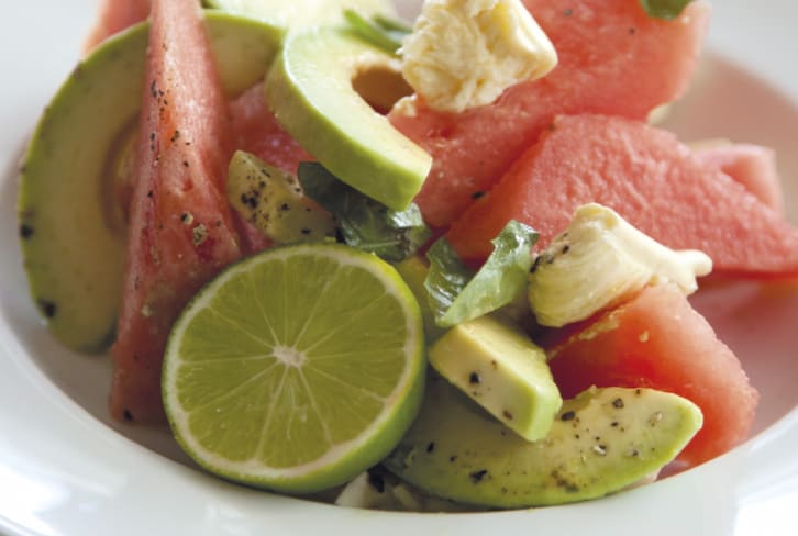 A Watermelon Avocado Salad Perfect For Summer