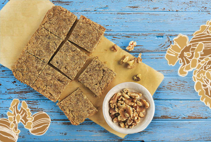 A Vegan Dessert Recipe You'll Love: Maple Walnut Blondies