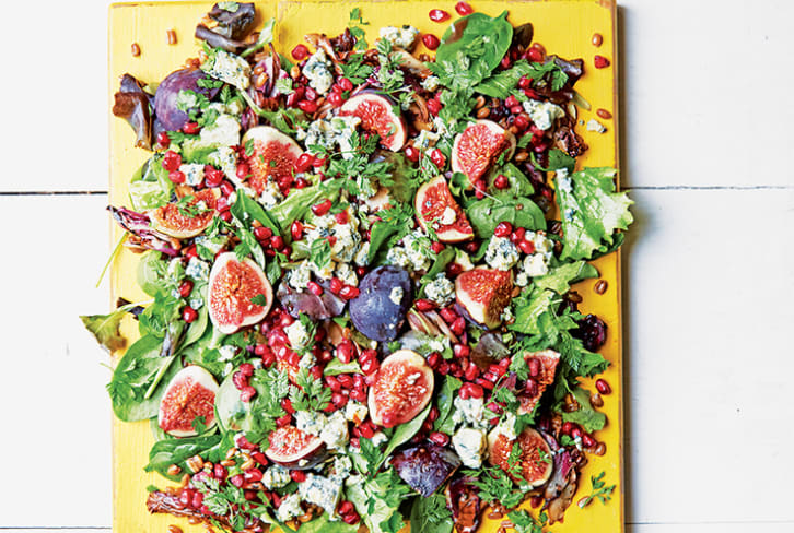 Step Up Your Salad Game With This Farro + Fig Salad