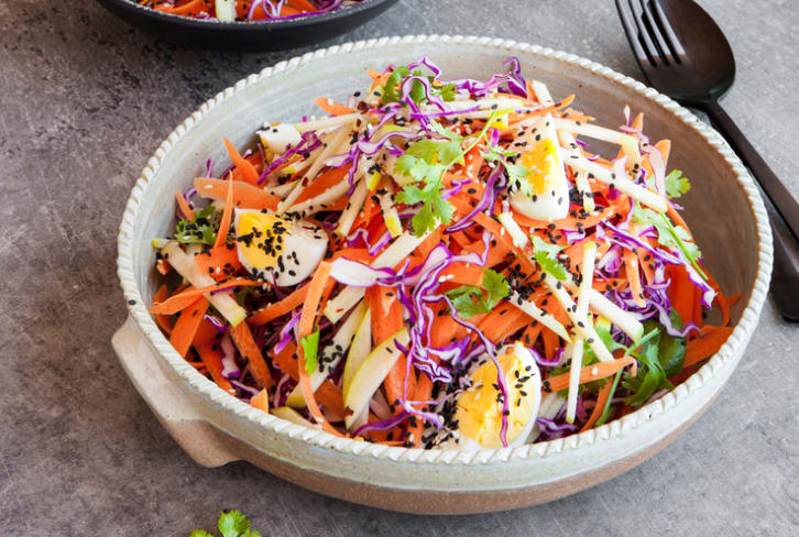 This Carrot Salad With Turmeric Sauce Will Make Your Skin Glow