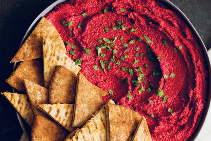 The Tahini + Beet Dip That'll Make You Forget All About Hummus