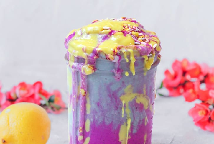 How To Make A Way Healthier (But Just As Beautiful) Unicorn Frappuccino