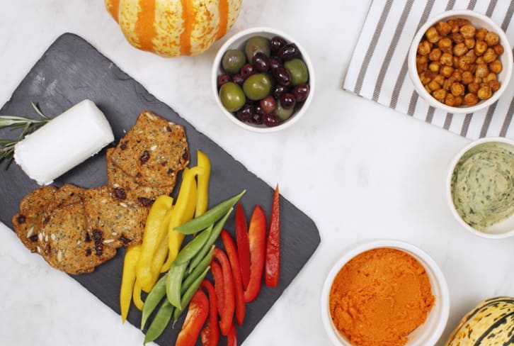 All About The Appetizers: A Plant-Centric Snack Plate For Thanksgiving