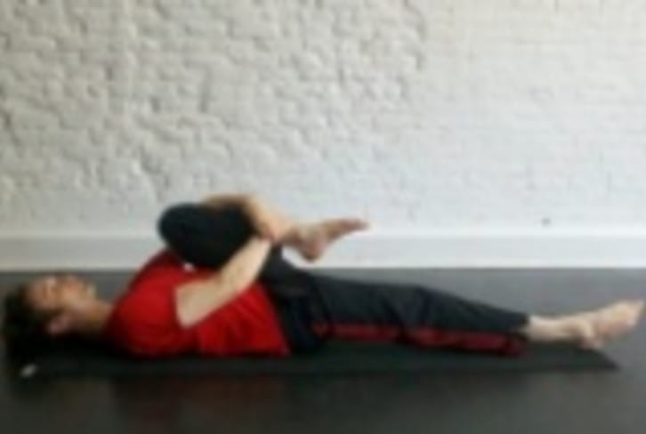Reclining Knee to Chest Pose: How-to, Tips, Benefits