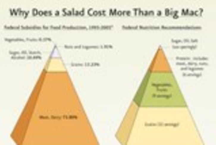 Why a Salad Costs More Than a Big Mac (Image)