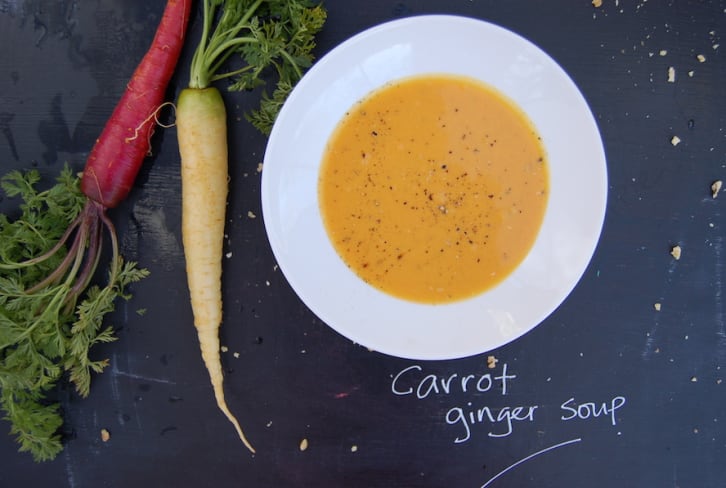 Warming Vegan Carrot-Ginger Soup