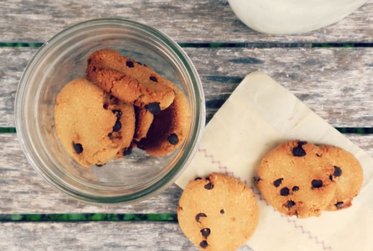 Petite Chocolate Chip Cookies (Vegan, Grain-Free Recipe)