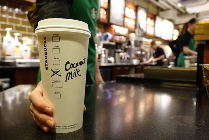 Starbucks Will Start Offering Coconut Milk Nationwide This Month