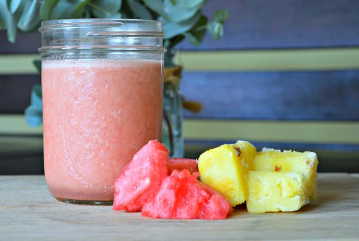 A Pineapple-Watermelon Smoothie That's Perfect For Summer
