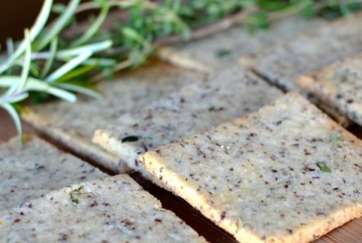 To-Die-For Rosemary & Thyme Crackers (Gluten-Free)
