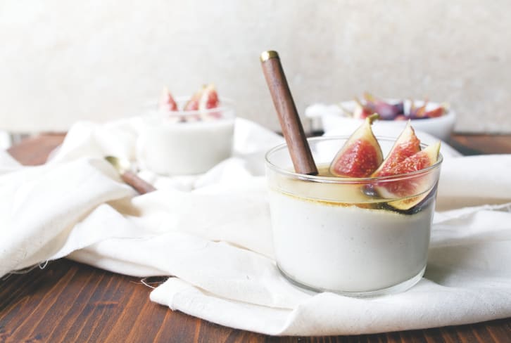 A Naturally Sweetened Coconut Panna Cotta For Two