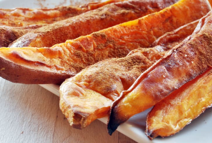 Sweet Potato Fries With Coconut & Cinnamon