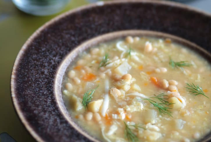 Try This Plant- & Protein-Packed Soup From A Mediterranean Blue Zone