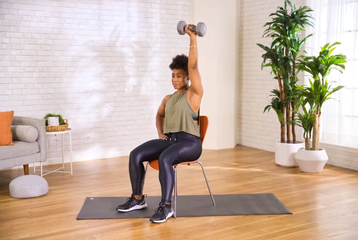 This Compound Strength Exercise Will Light Up Your Shoulders, Chest & Abs