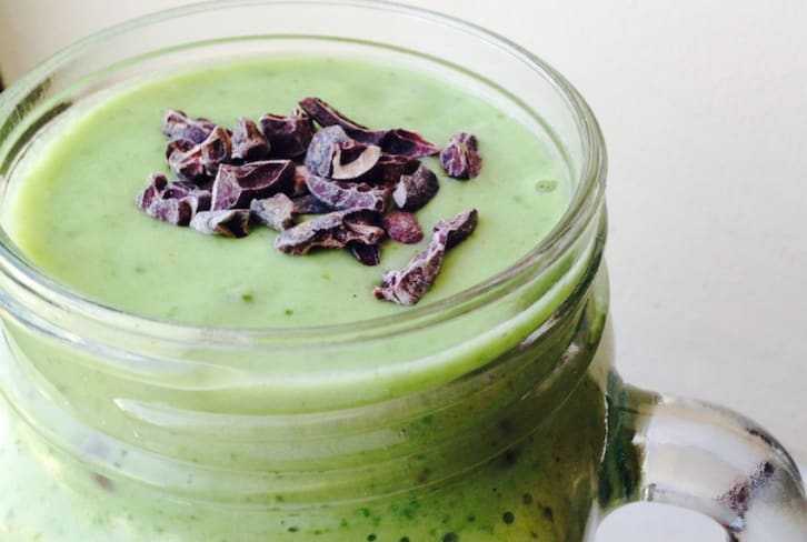 The Best Mint-Chocolate Chip Smoothie You'll Ever Have