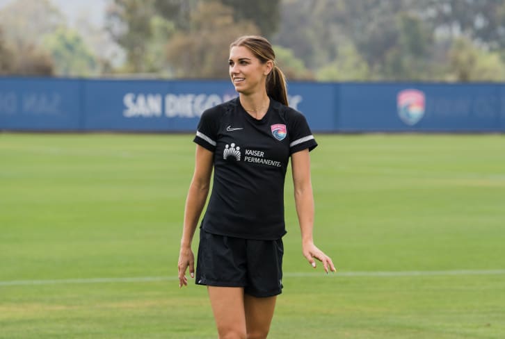 Exactly How Soccer Superstar Alex Morgan Stays Grounded During High-Stress Games