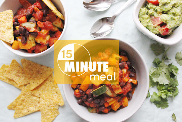 15-Minute Vegetable-Packed Chili To Cure The Monday Blues