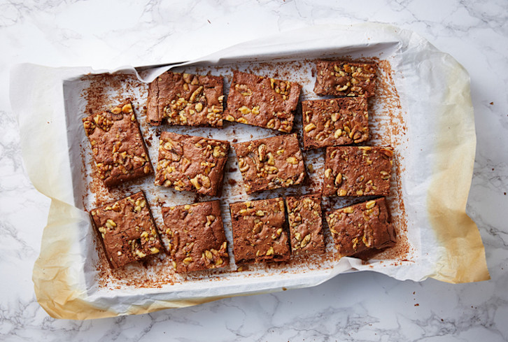 These Fudgy Peanut Butter Brownies Have A Protein-Packed Secret