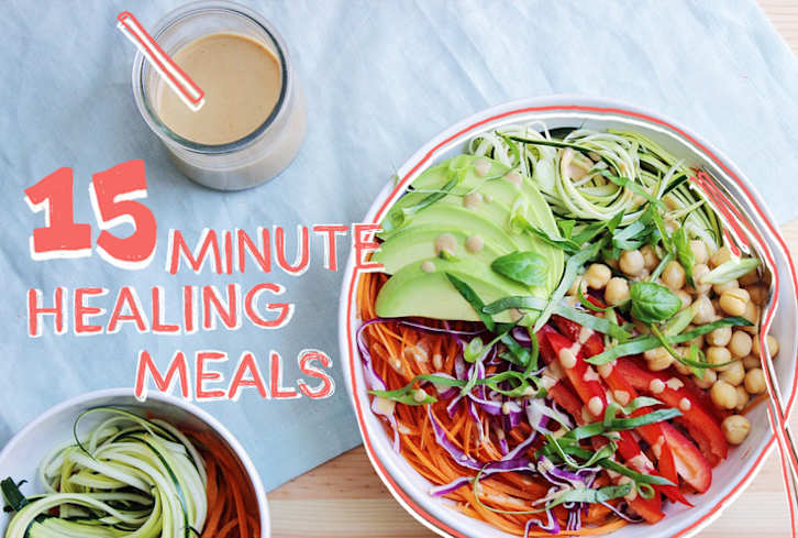 A Zucchini Noodle Bowl That's All About The Peanut Sauce