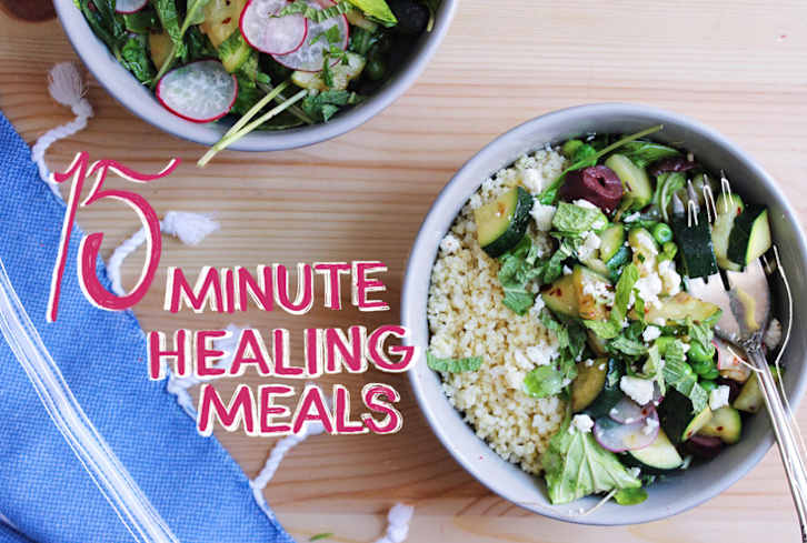 A Sautéed Zucchini + Arugula Salad Satisfying Enough To Have As Your Entrée