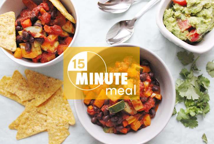 15-Minute Vegetable-Packed Chili To Cure The Monday Blues