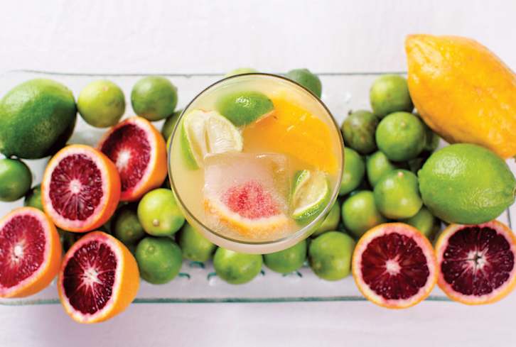 Healthier Happy Hour: Citrus-Packed Agave Margarita