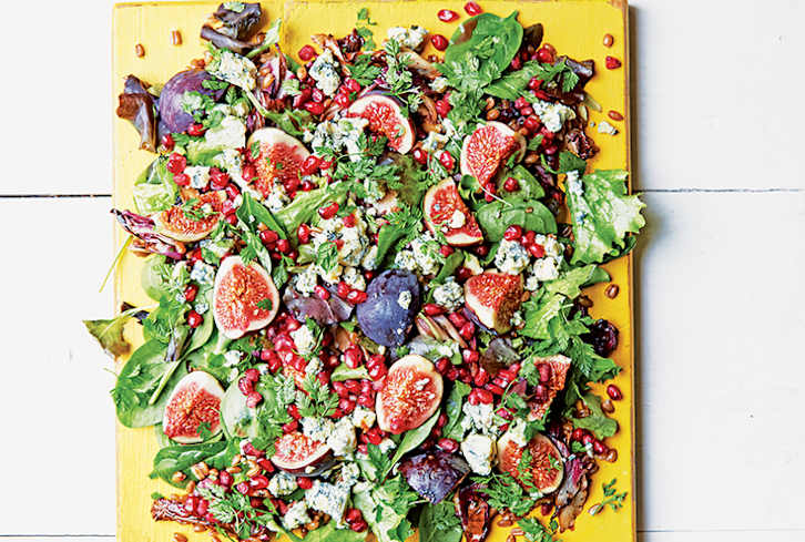Step Up Your Salad Game With This Farro + Fig Salad