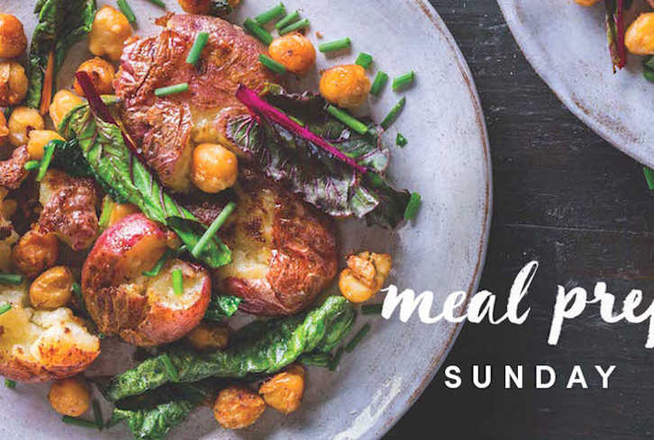 Meal Prep Sunday: A Smashed Potato + Chickpea Hash For Radiant Skin