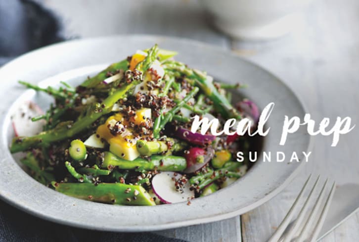 Meal Prep Sunday: Thyroid-Boosting Asparagus Bowl Edition