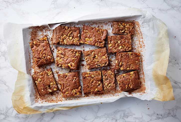 These Fudgy Peanut Butter Brownies Have A Protein-Packed Secret