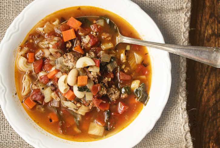 A Veggie-Packed Minestrone Soup For Spring