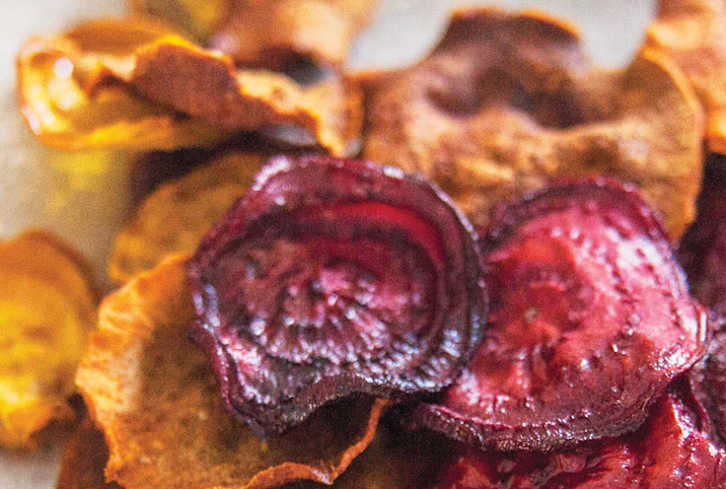 A Better Snack: Beet & Sweet Potato Chips
