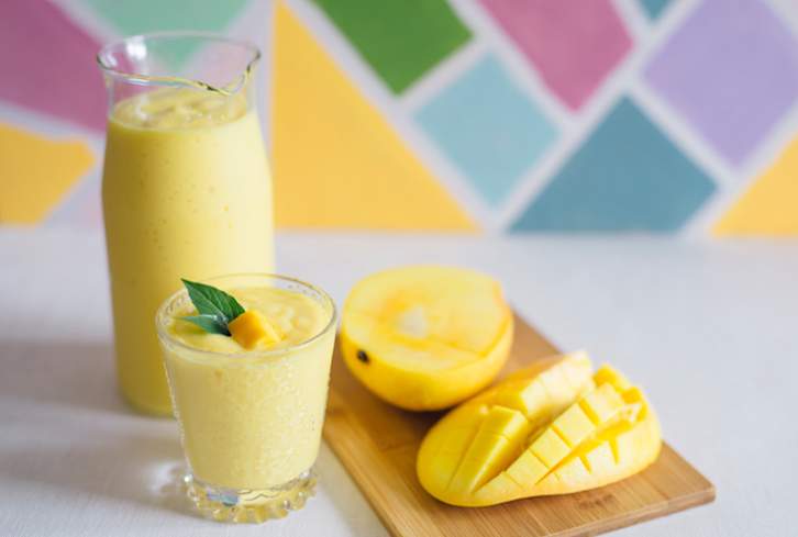 An Orange-Mango Creamsicle Smoothie To Sip Poolside