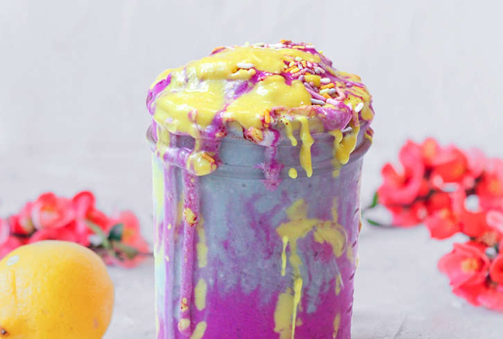 How To Make A Way Healthier (But Just As Beautiful) Unicorn Frappuccino