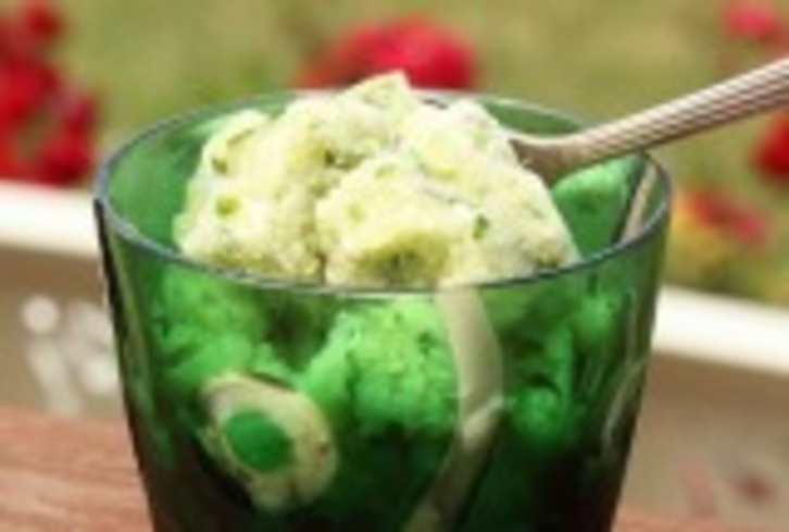 Homemade Cucumber Sorbet