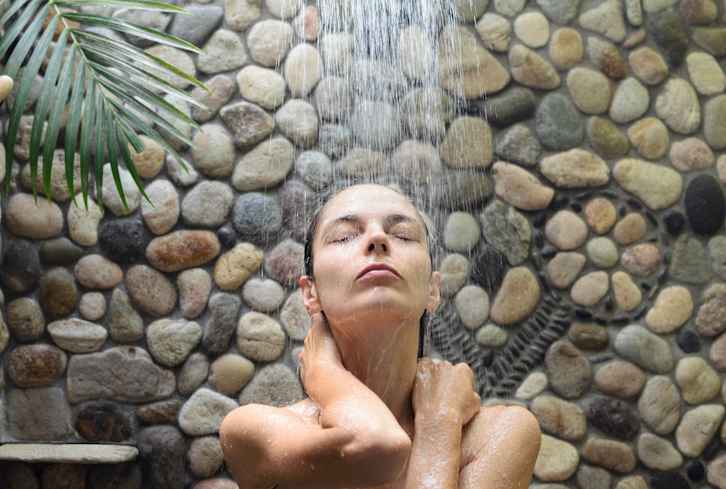 The Surprising Reason This Esthetician Never Dries Her Face After The Shower