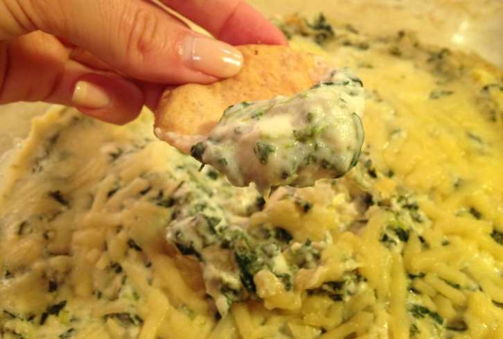 Vegan Recipe: Cheesy Baked Parmesan-Spinach Artichoke Dip