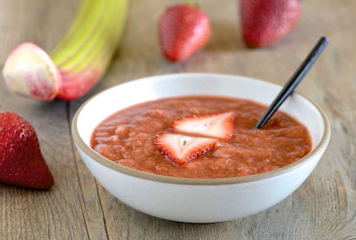 Strawberry, Rhubarb & Ginger Compote