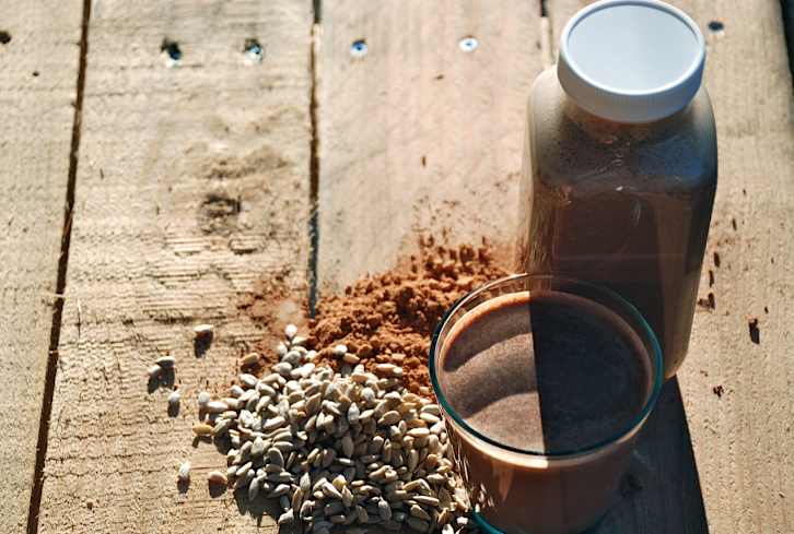 Superfood Chocolate Sunflower Smoothie
