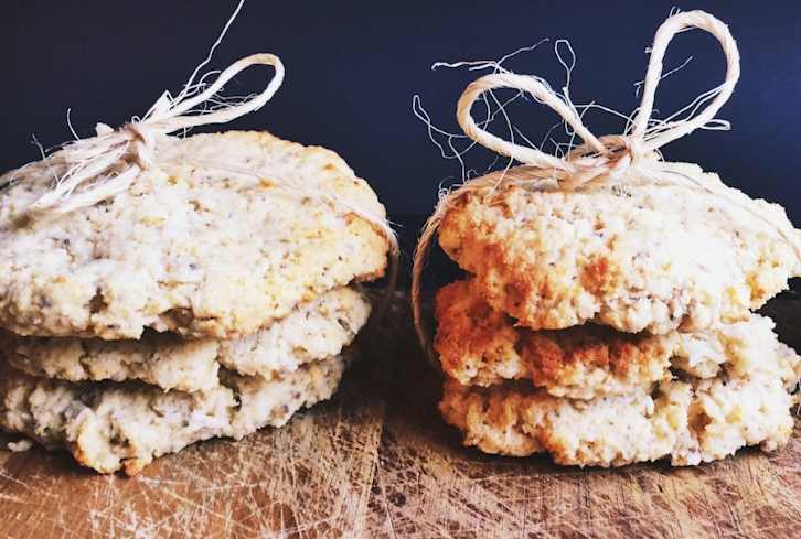 Vegan Triple Coconut Cookies