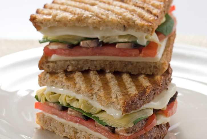 Roasted Portabello & Artichoke Panini Recipe