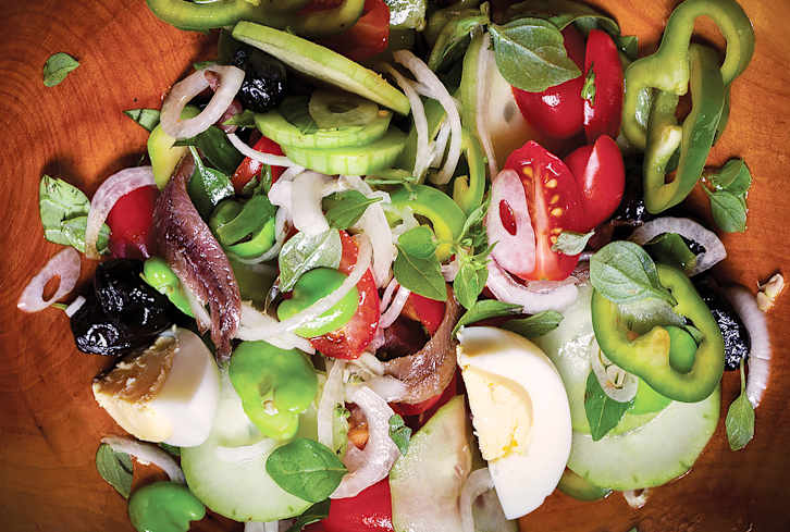 This Classic Mediterranean Salad Skips The Lettuce & Packs In Omega- 3s