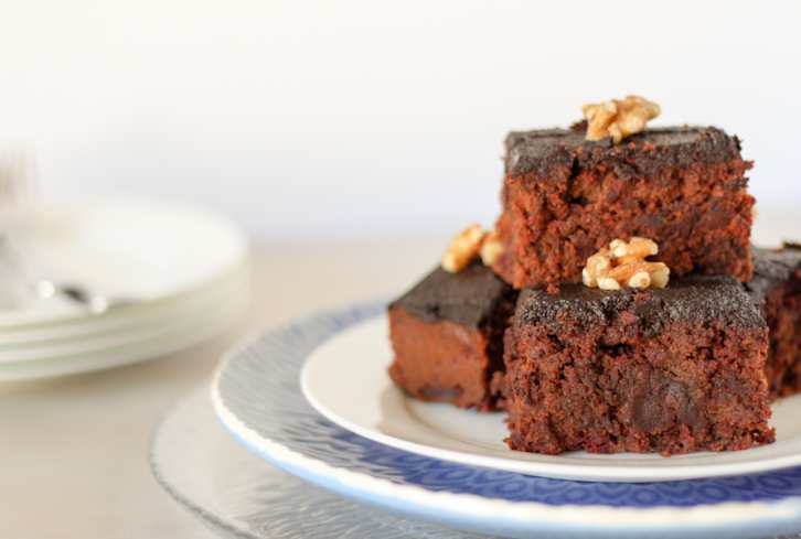Chocolate Beet Fudge Brownies (Gluten-Free + Dairy-Free)