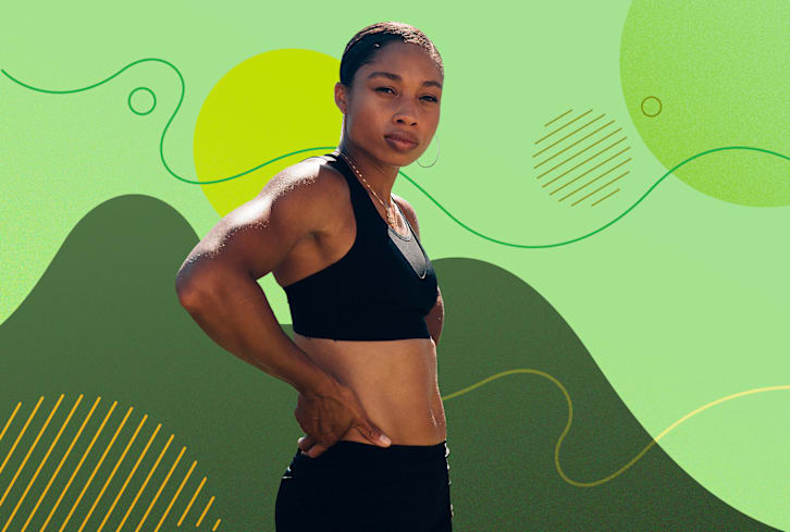 Olympic Sprinter Allyson Felix Shares Her Core Routine + How She Stays Motivated