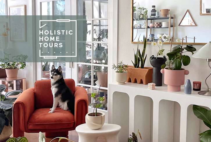 Climbing Plants & Funky Flowers Fill This Jungle-Inspired Home