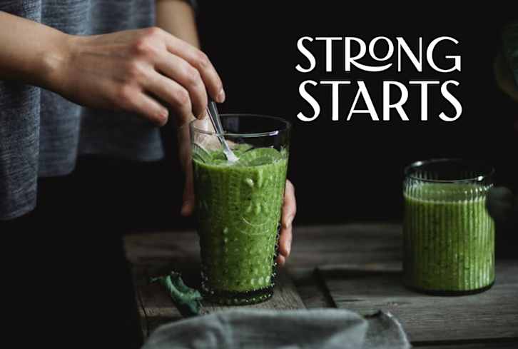 A Simple Green Smoothie Recipe For Energy & Blood Sugar Balance