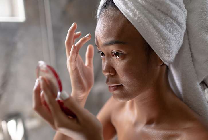 This Is Exactly How To Treat A Pimple Trapped Under The Skin