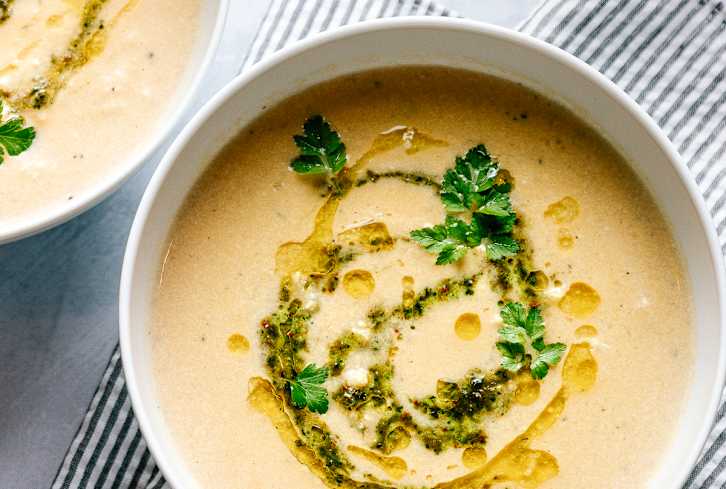 Don't Throw Out Your Cauliflower Stems — Make This Soup Instead